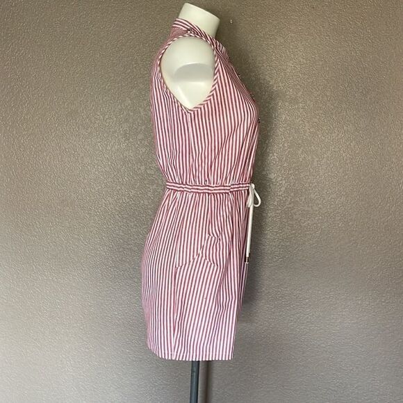 Kling red and white striped dress size 3 - Picture 2 of 8